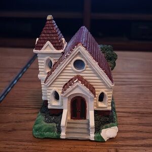 Christmas vintage village Church